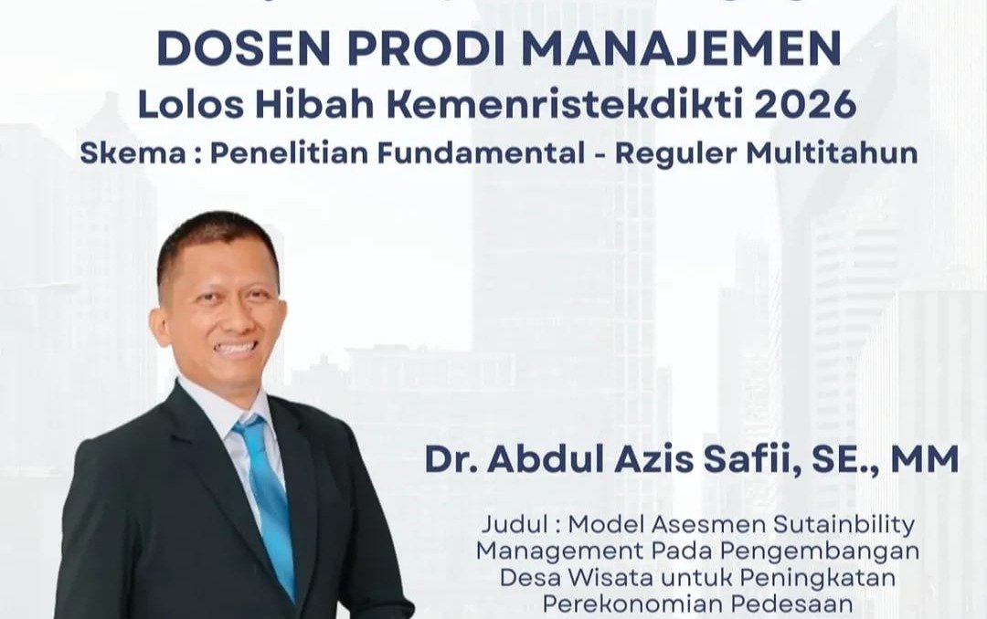 Dosen Manajemen STIE Cendekia Bojonegoro Raih Hibah Penelitian Fundamental Reguler Multitahun Kemendiktisaintek 2026
