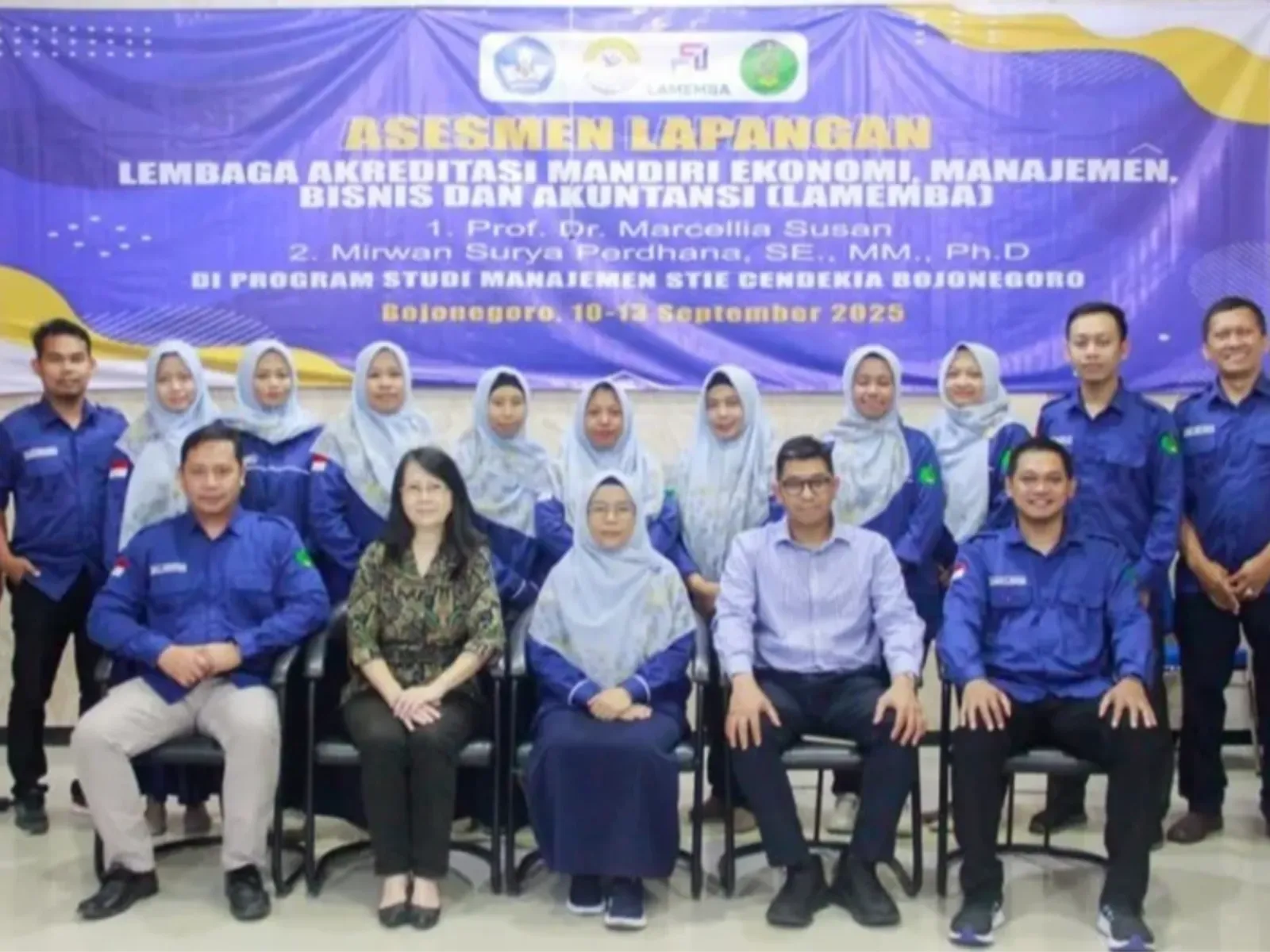 STIE Cendekia Bojonegoro Laksanakan Asesmen Lapangan LAMEMBA untuk Program Studi Manajemen