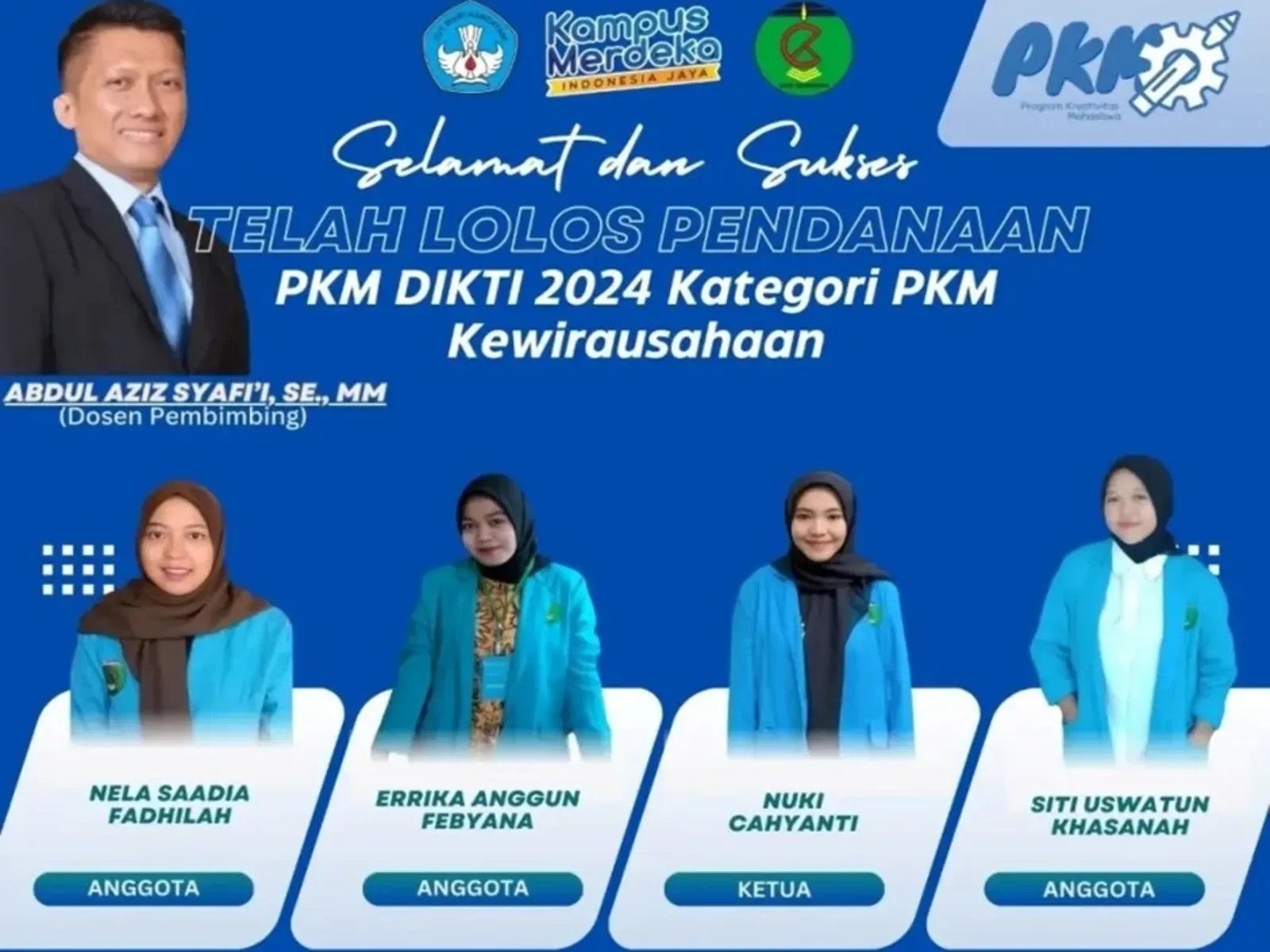 Tim PKM-K STIE Cendekia Bojonegoro Lolos Pendanaan PKM 2024 dengan Inovasi Ramah Lingkungan