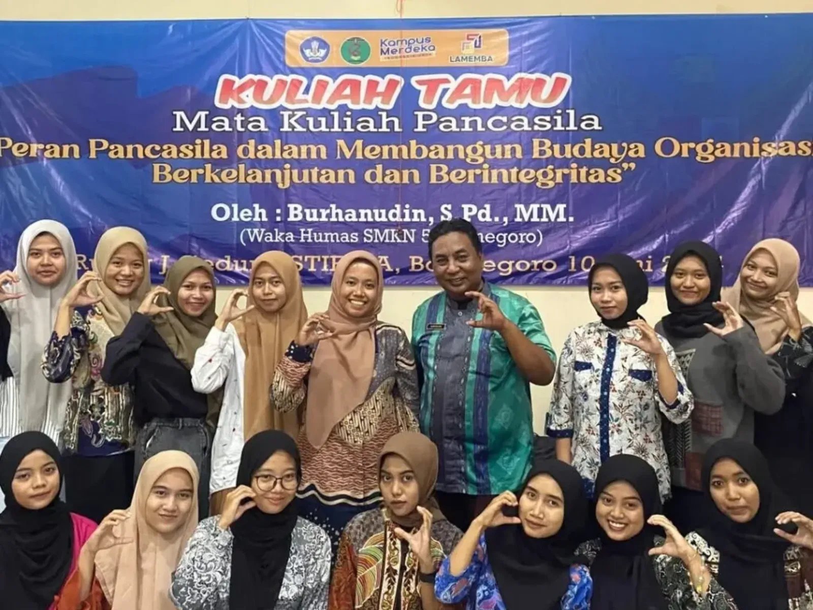 Kuliah Tamu Pancasila STIEKIA: Membangun Budaya Organisasi Berkelanjutan dan Berintegritas 