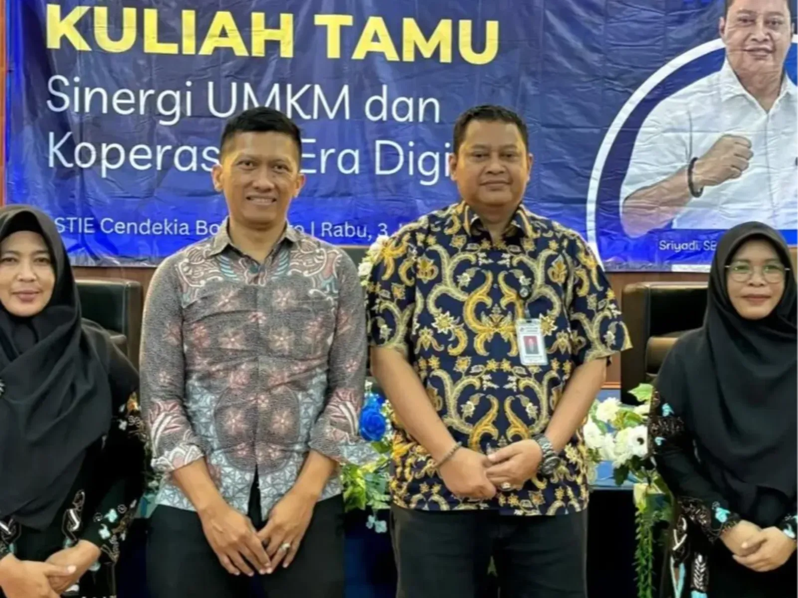 Kuliah Tamu Manajemen Koperasi STIE Cendekia: Sinergi UMKM dan Koperasi di Era Digitalisasi