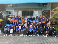 STIEKIA Bojonegoro bersama MPM Motor Bojonegoro menggelar Senam Ceria penuh energi
